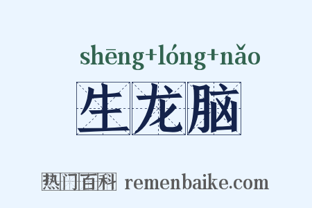 生龙脑是什么意思的图片